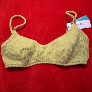Seafolly Women's Yellow swim top